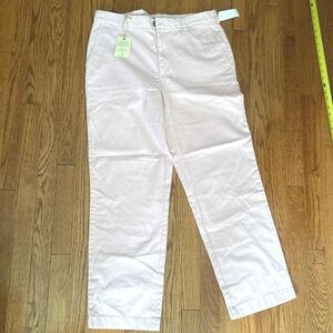 Brooks Brothers Pink Garment Dyed Cotton Chinos Sz 34x30 NWT
